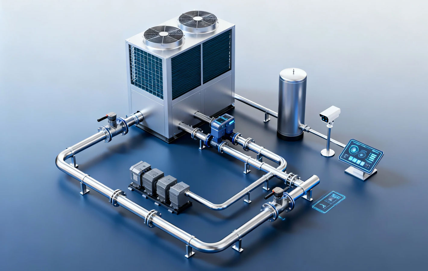 风冷空气源中央空调智能控制系统